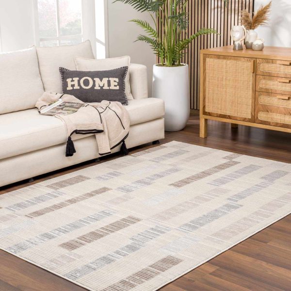 Chouko Broken-Striped Area Rug Discount