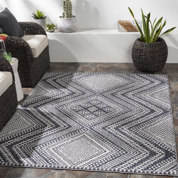 Madison Black&White Area Rug - Clearance Online Hot Sale - Image 5