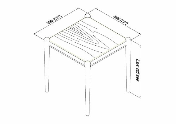 Priiskovyy End Table Hot on Sale - Image 5