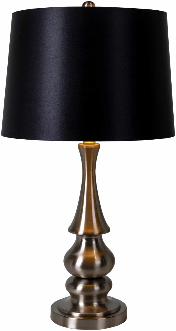 Pontevico Black Metallic Table Lamp Online Sale - Image 2