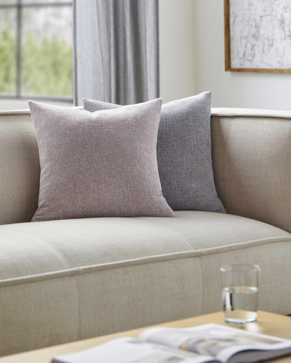 Reijo Neutral Pink Linen Look Accent Pillow Sale - Image 5