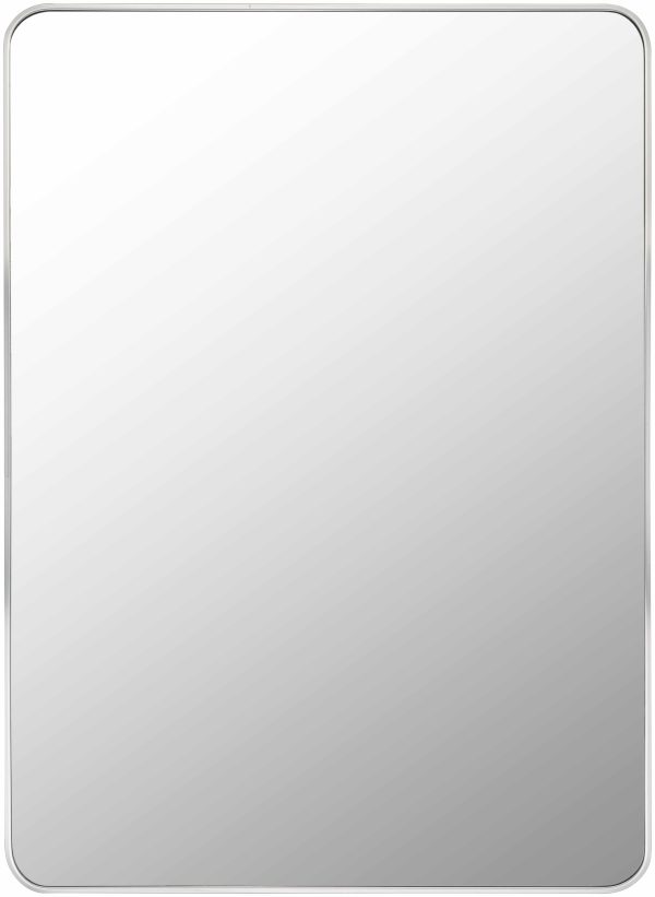 Sustinente Silver Gray Carved Mirror Online now - Image 2