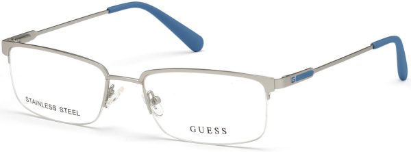 Guess GU50005 Rectangular Eyeglasses For Men For Discount - Image 3