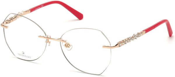 Swarovski SK5345 Geometric Eyeglasses For Women For Discount - Image 2