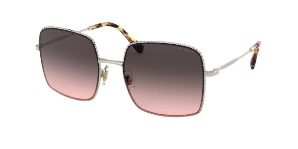 Miu Miu CORE COLLECTION MU61VS Rectangle Sunglasses For Discount - Image 5