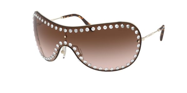 Miu Miu CORE COLLECTION MU51VS Irregular Sunglasses Hot on Sale - Image 3