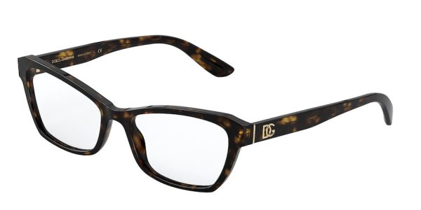 DOLCE & GABBANA DG3328 Rectangle Eyeglasses on Sale - Image 5
