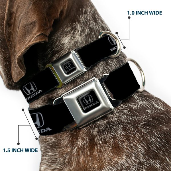 Honda Seatbelt Buckle Collar - Honda Logo Black Silver Cheap - Image 2